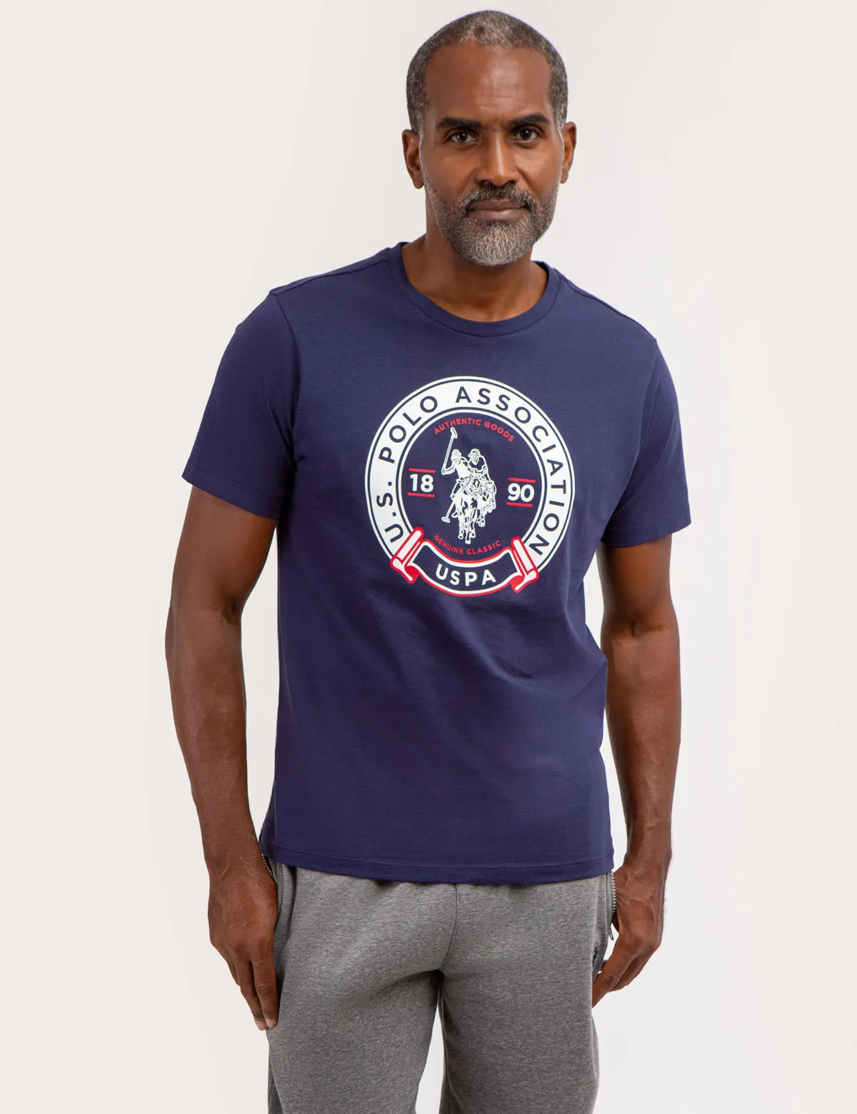 U.S. POLO ASSOCIATION ROUND GRAPHIC T-SHIRT sold by U.S. Polo Assn.