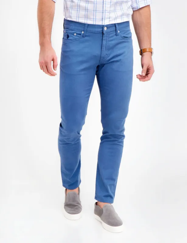COMFORT STRETCH TWILL SLIM PANTS sold by U.S. Polo Assn.