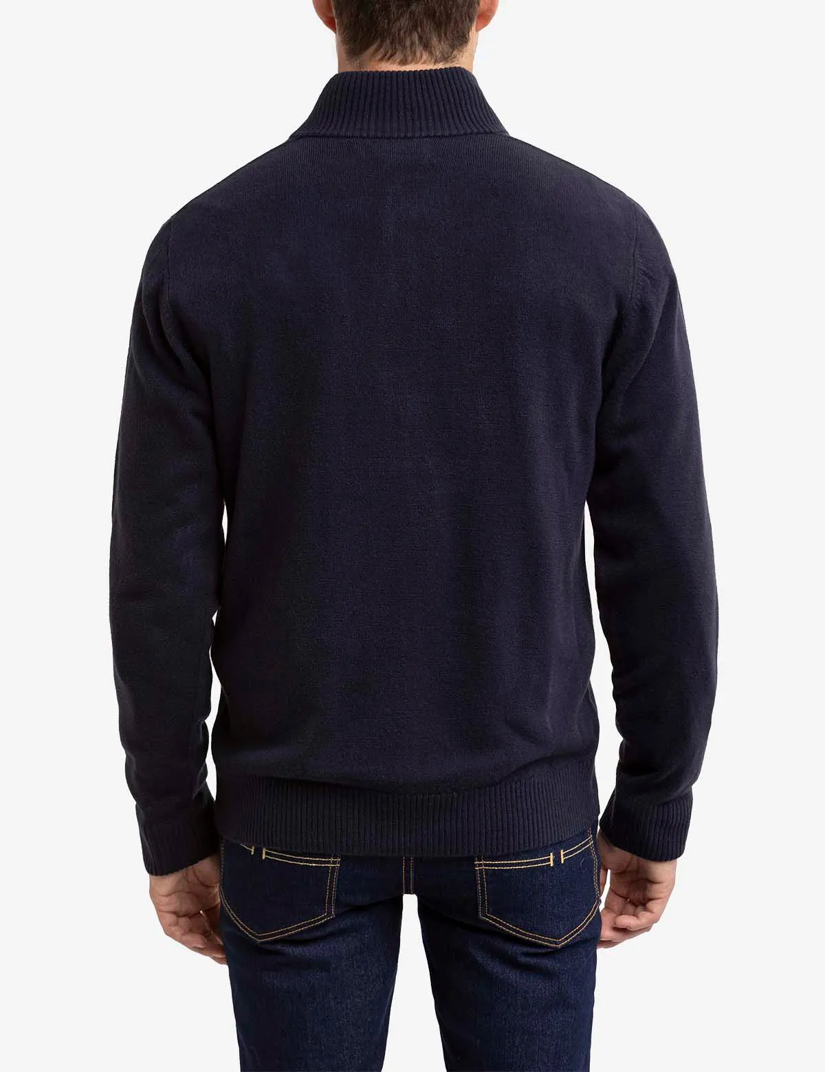 SOFT SOLID 1/4 ZIP SWEATER sold by U.S. Polo Assn. product image thumbnail 4
