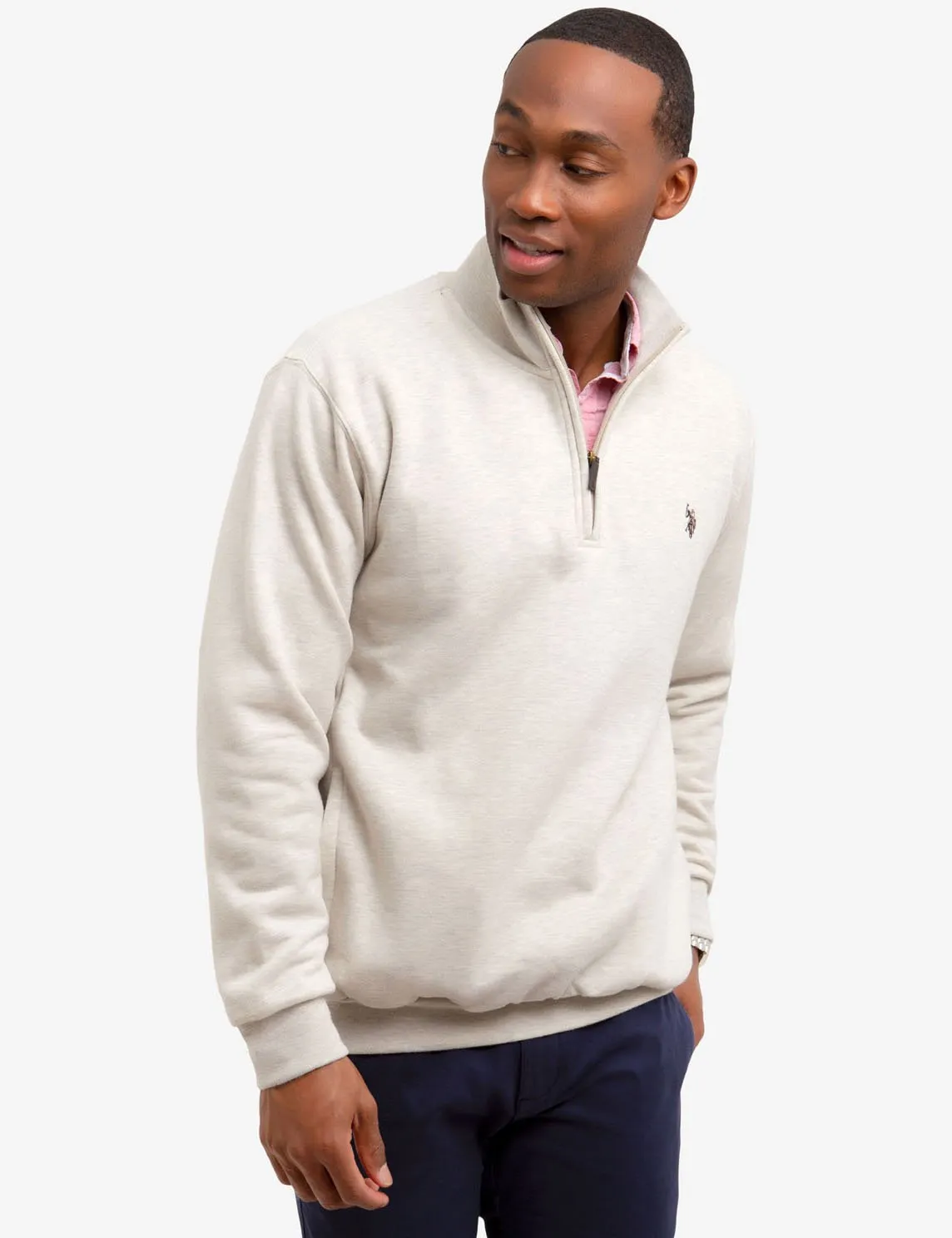 QUARTER ZIP PULLOVER SWEATSHIRT sold by U.S. Polo Assn. product image thumbnail 5