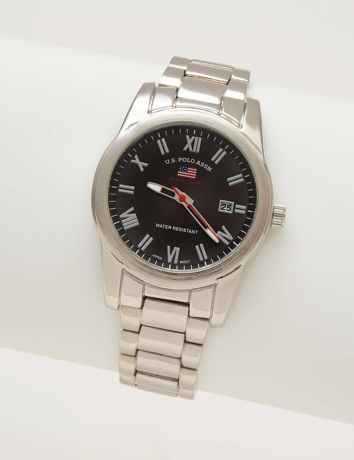 MEN'S SILVERTONE BRACELET WATCH sold by U.S. Polo Assn.