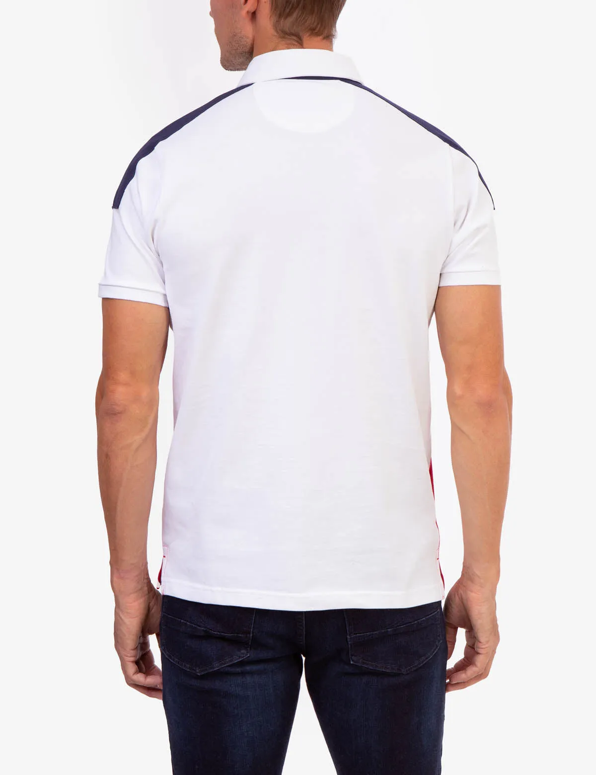 USPA COLORBLOCK SIDE LOGO POLO SHIRT sold by U.S. Polo Assn. product image thumbnail 4