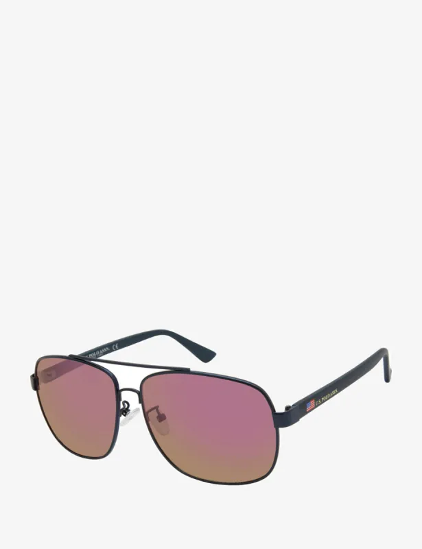 MEN'S RECTANGULAR METAL SUNGLASSES sold by U.S. Polo Assn.