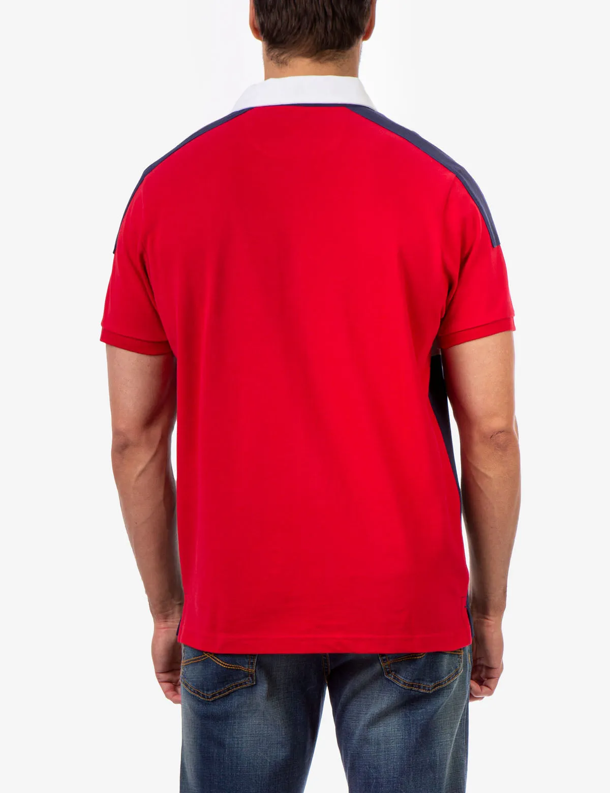 USPA COLORBLOCK SIDE LOGO POLO SHIRT sold by U.S. Polo Assn. product image thumbnail 4