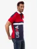 USPA COLORBLOCK SIDE LOGO POLO SHIRT sold by U.S. Polo Assn.