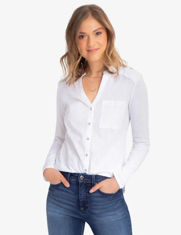 RAW HEM KNIT SHIRT sold by U.S. Polo Assn.