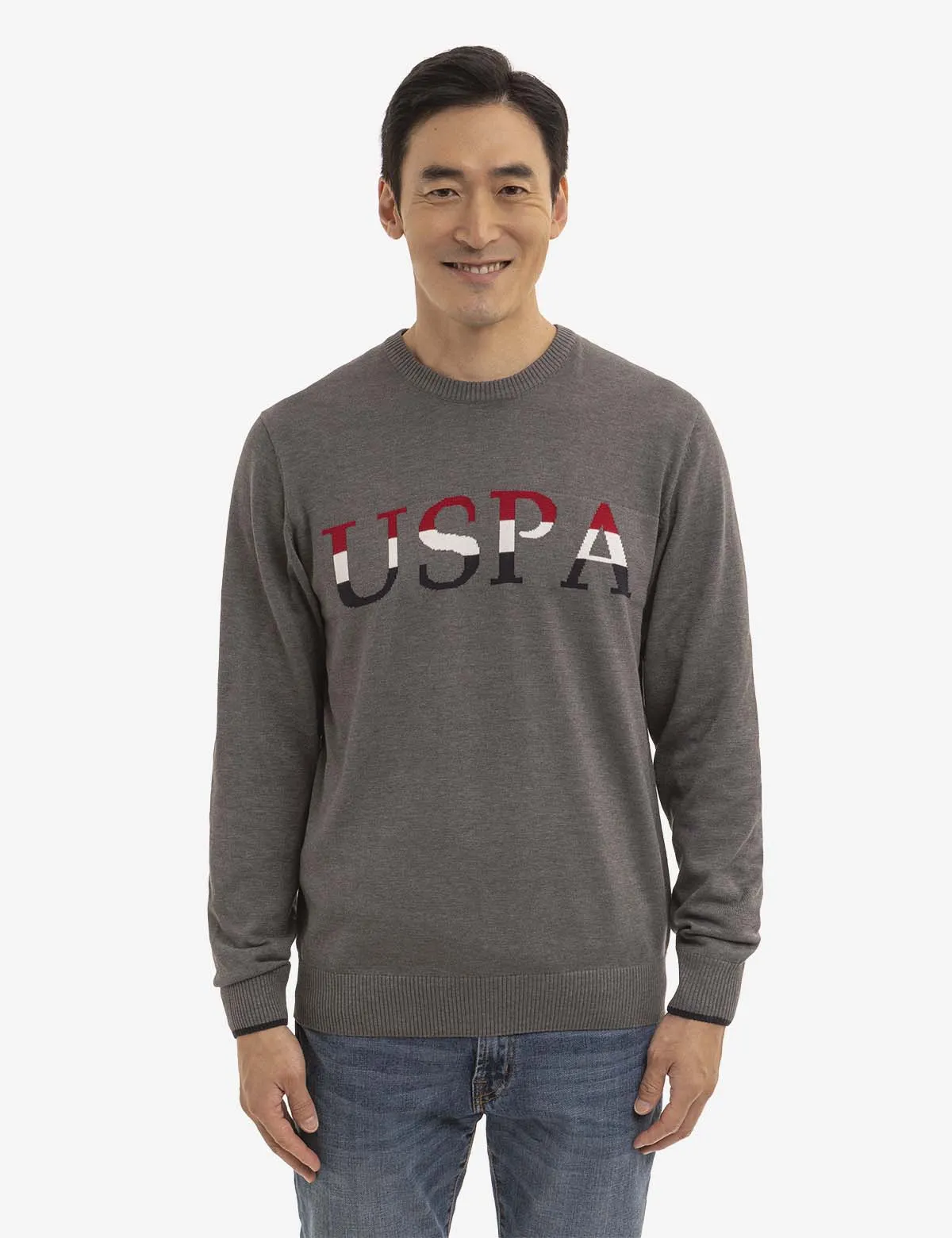 USPA CHEST LOGO CREW NECK SWEATER sold by U.S. Polo Assn.