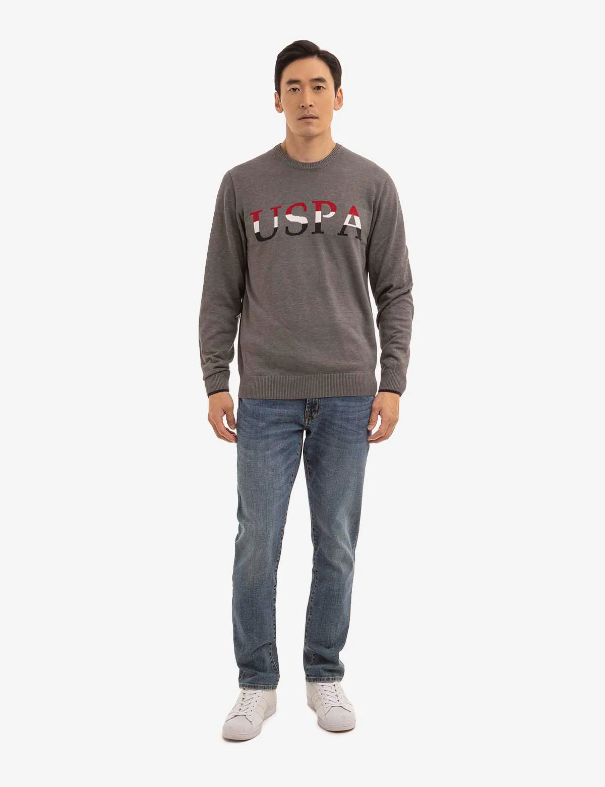 USPA CHEST LOGO CREW NECK SWEATER sold by U.S. Polo Assn. product image thumbnail 2