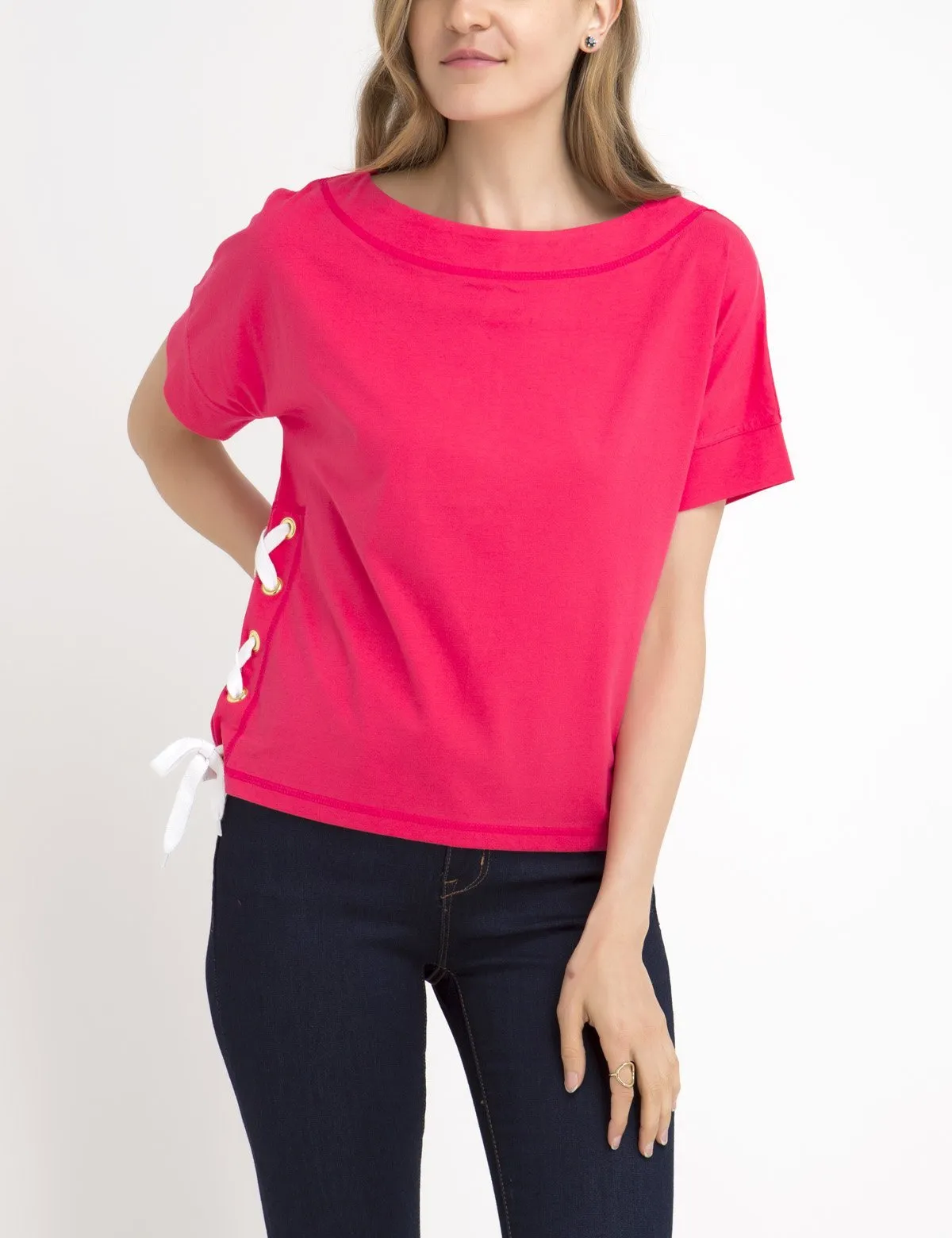 SOLID LACEUP T-SHIRT sold by U.S. Polo Assn. product image thumbnail 5