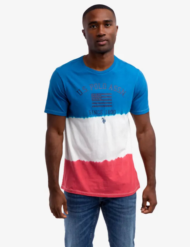 DOUBLE DIP DYE JERSEY T-SHIRT sold by U.S. Polo Assn.