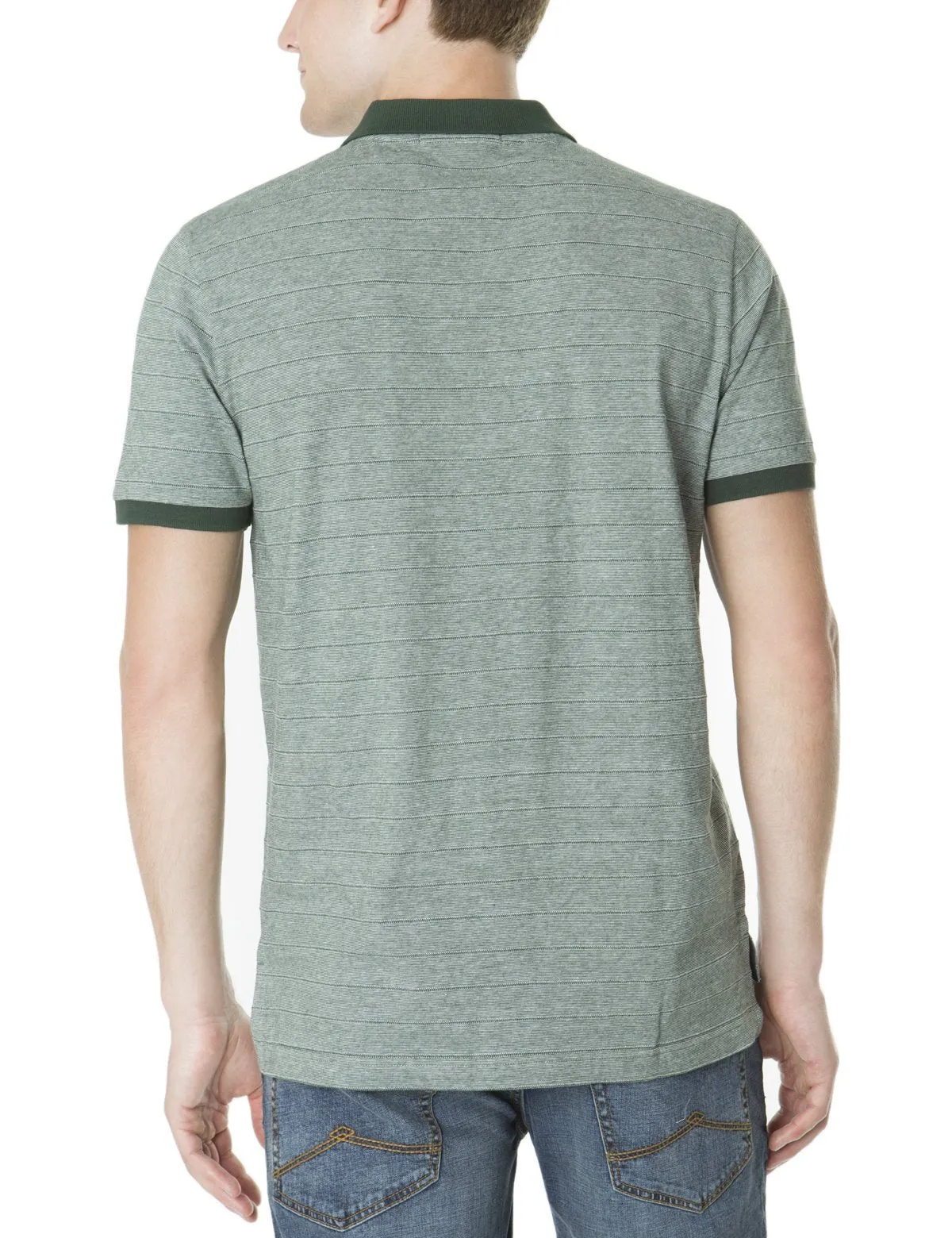 STRIPED JACQUARD POLO SHIRT sold by U.S. Polo Assn. product image thumbnail 3