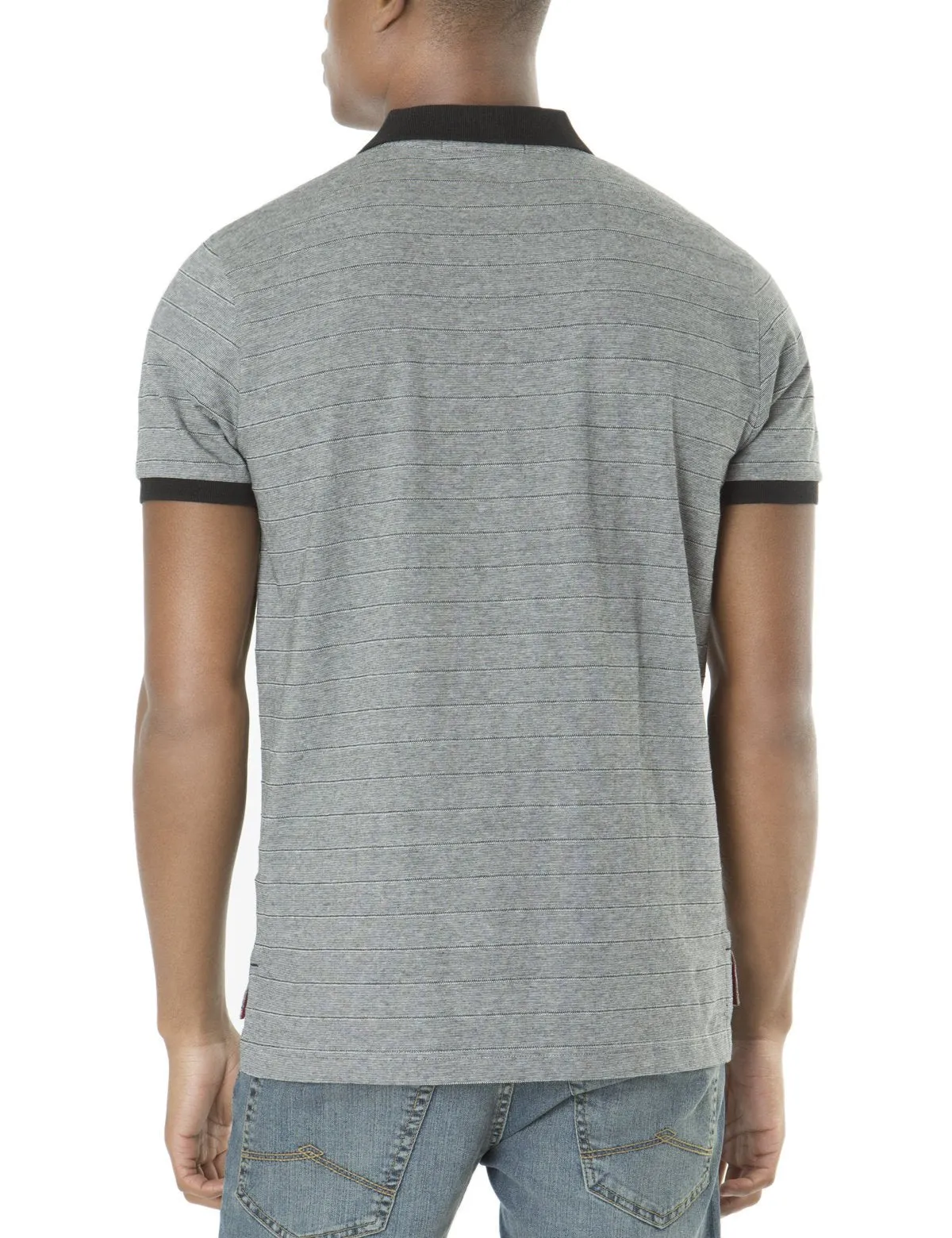 STRIPED JACQUARD POLO SHIRT sold by U.S. Polo Assn. product image thumbnail 4