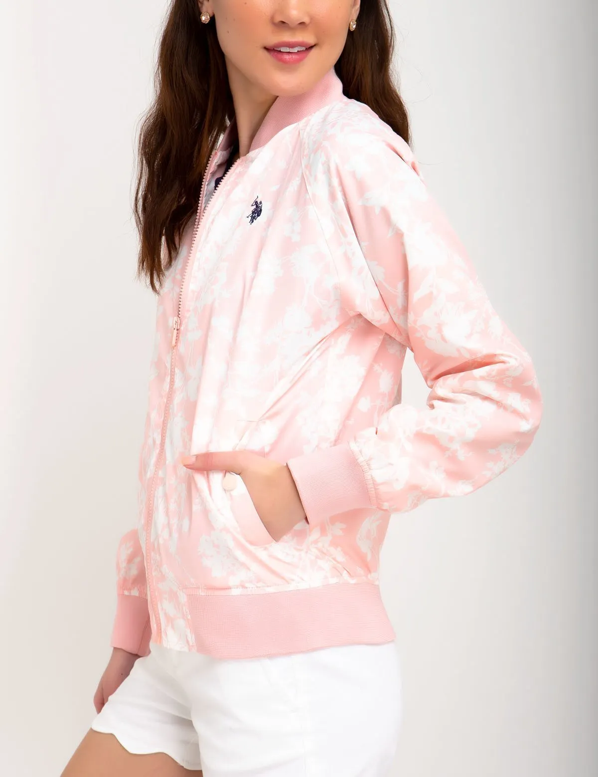 FLORAL PRINTED BOMBER sold by U.S. Polo Assn. product image thumbnail 5