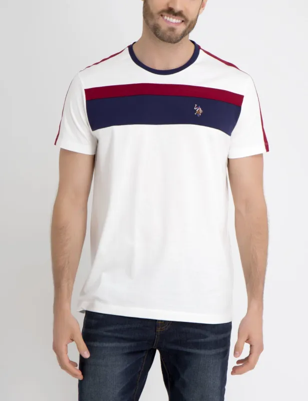 MULTI CHEST STRIPED T-SHIRT sold by U.S. Polo Assn.