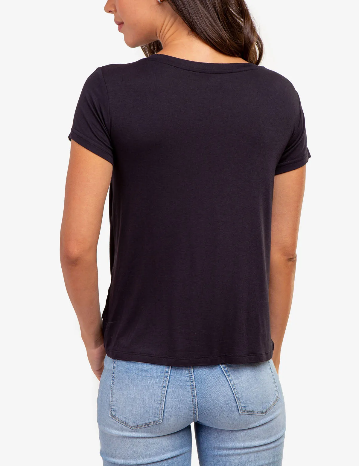 TWIST FRONT CREW NECK T-SHIRT sold by U.S. Polo Assn. product image thumbnail 4