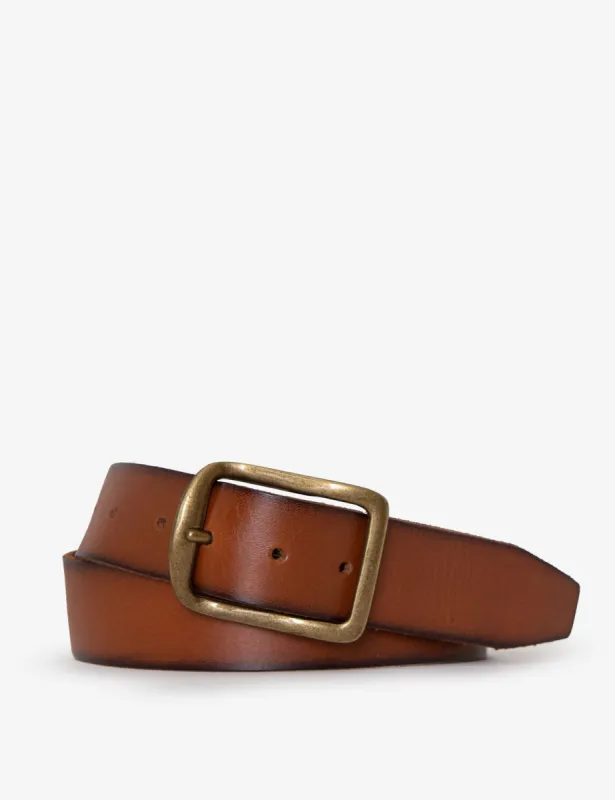 MENS 38MM BURNISHED LEATHER BELT sold by U.S. Polo Assn.