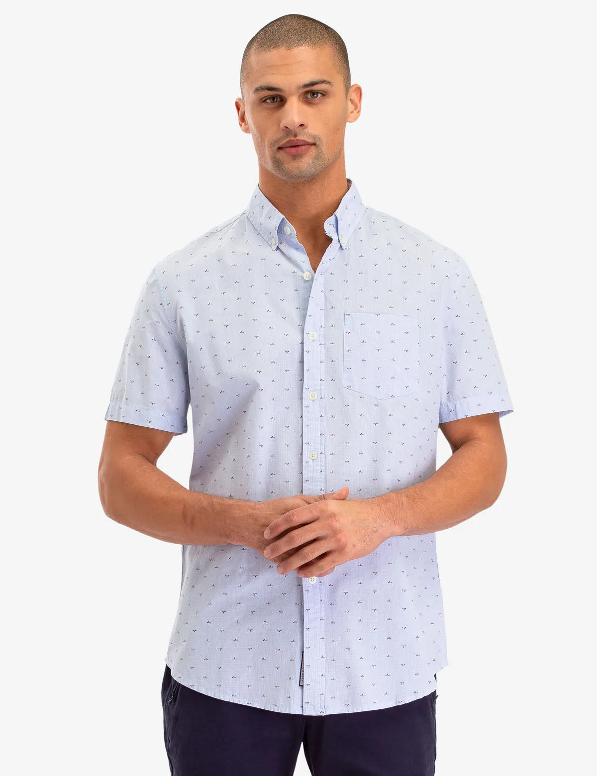 ALL OVER MALLET PRINT SHORT SLEEVE SHIRT sold by U.S. Polo Assn.