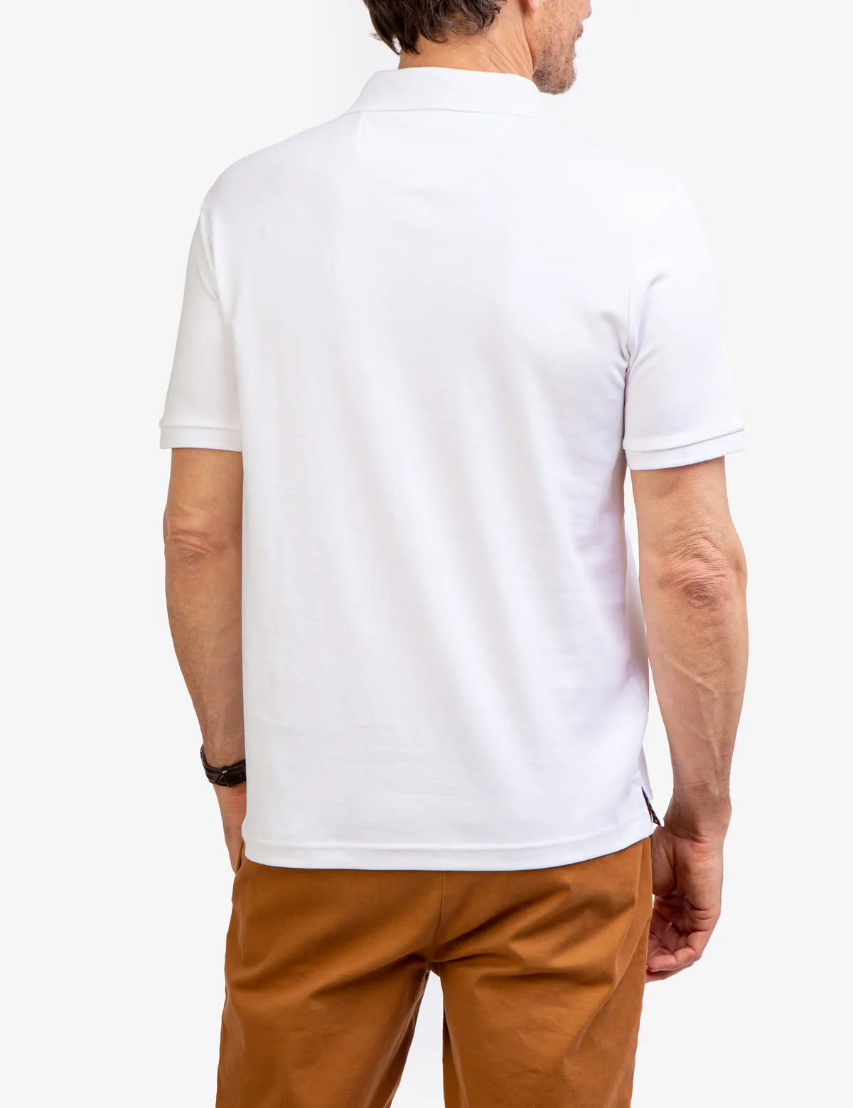 INTERLOCK GINGHAM TRIM POLO SHIRT sold by U.S. Polo Assn. product image thumbnail 5