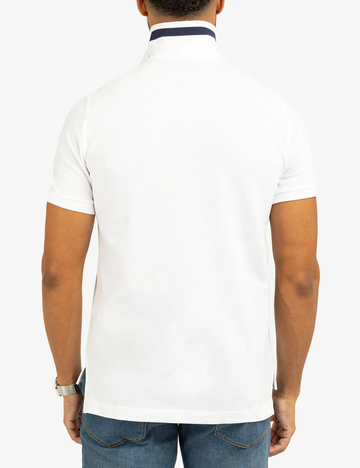 PIQUE POLO SHIRT WITH TIPPED COLLAR sold by U.S. Polo Assn. product image thumbnail 4