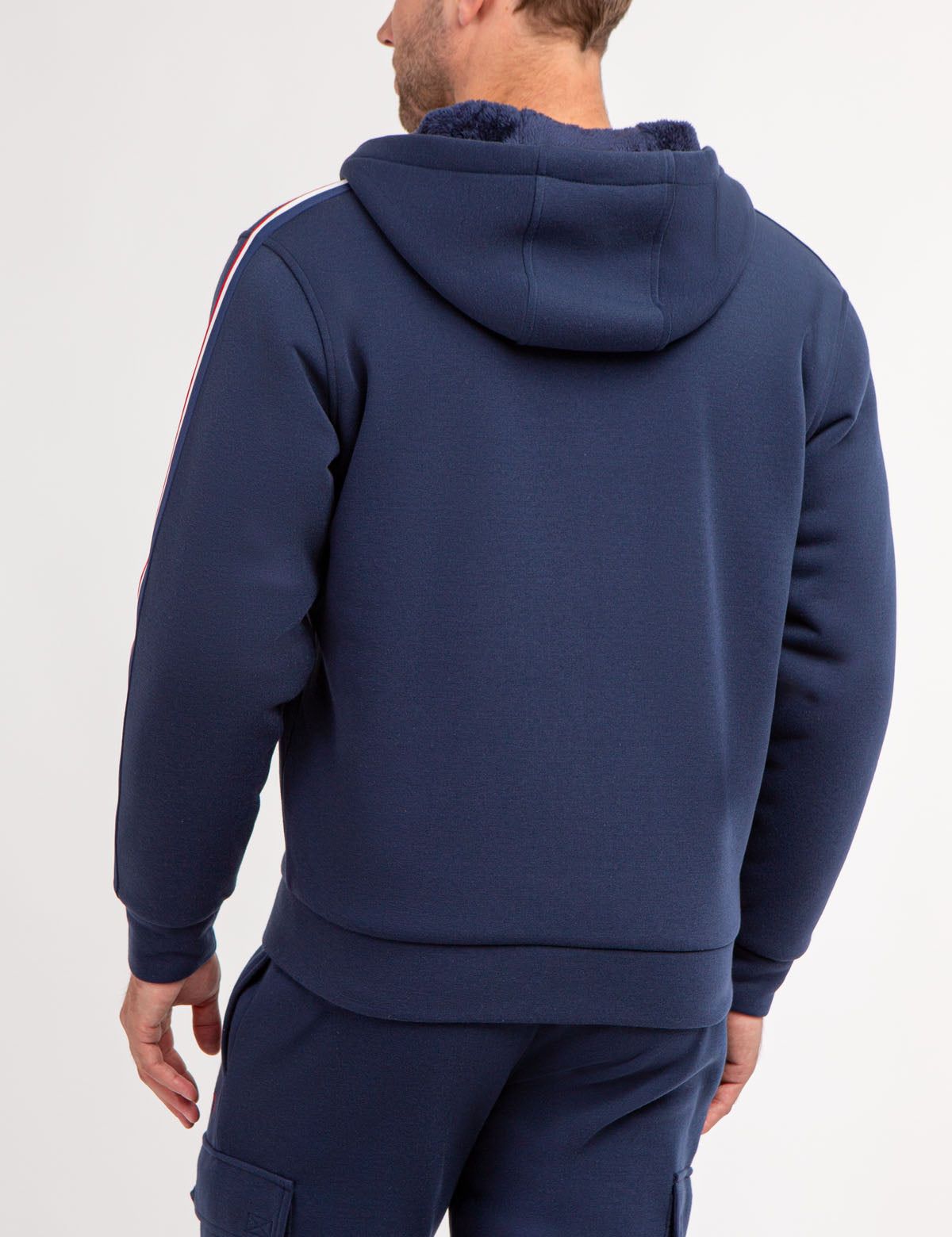 SIGNATURE STRIPE SHERPA HOODIE sold by U.S. Polo Assn. product image thumbnail 5
