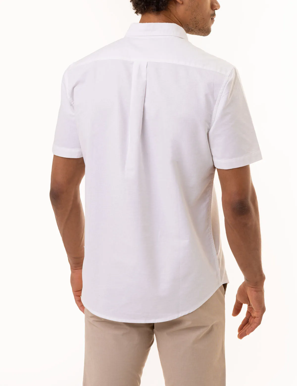 CHEST STRIPE SHORT SLEEVE OXFORD SHIRT sold by U.S. Polo Assn. product image thumbnail 3