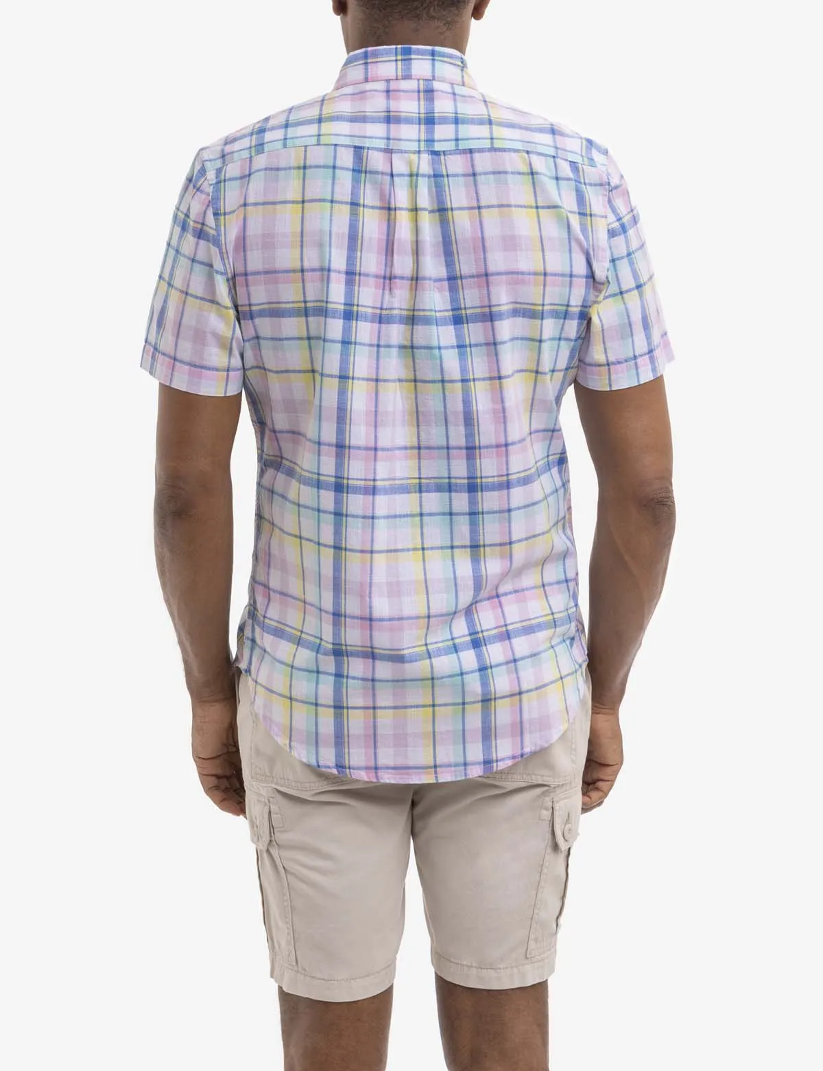 PLAID SHORT SLEEVE POPLIN SHIRT WITH POCKET sold by U.S. Polo Assn. product image thumbnail 5