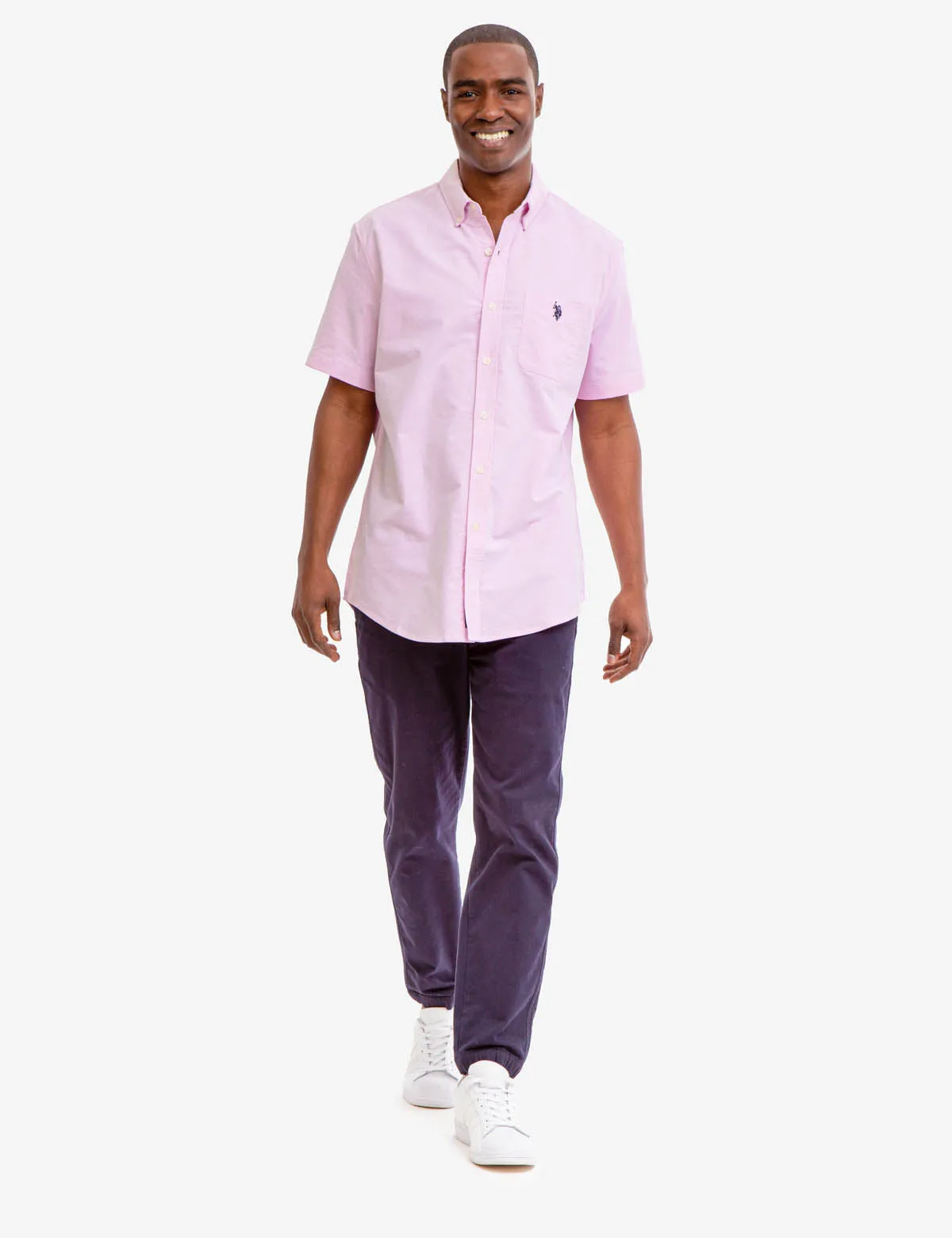 SHORT SLEEVE STRETCH OXFORD SHIRT sold by U.S. Polo Assn. product image thumbnail 4