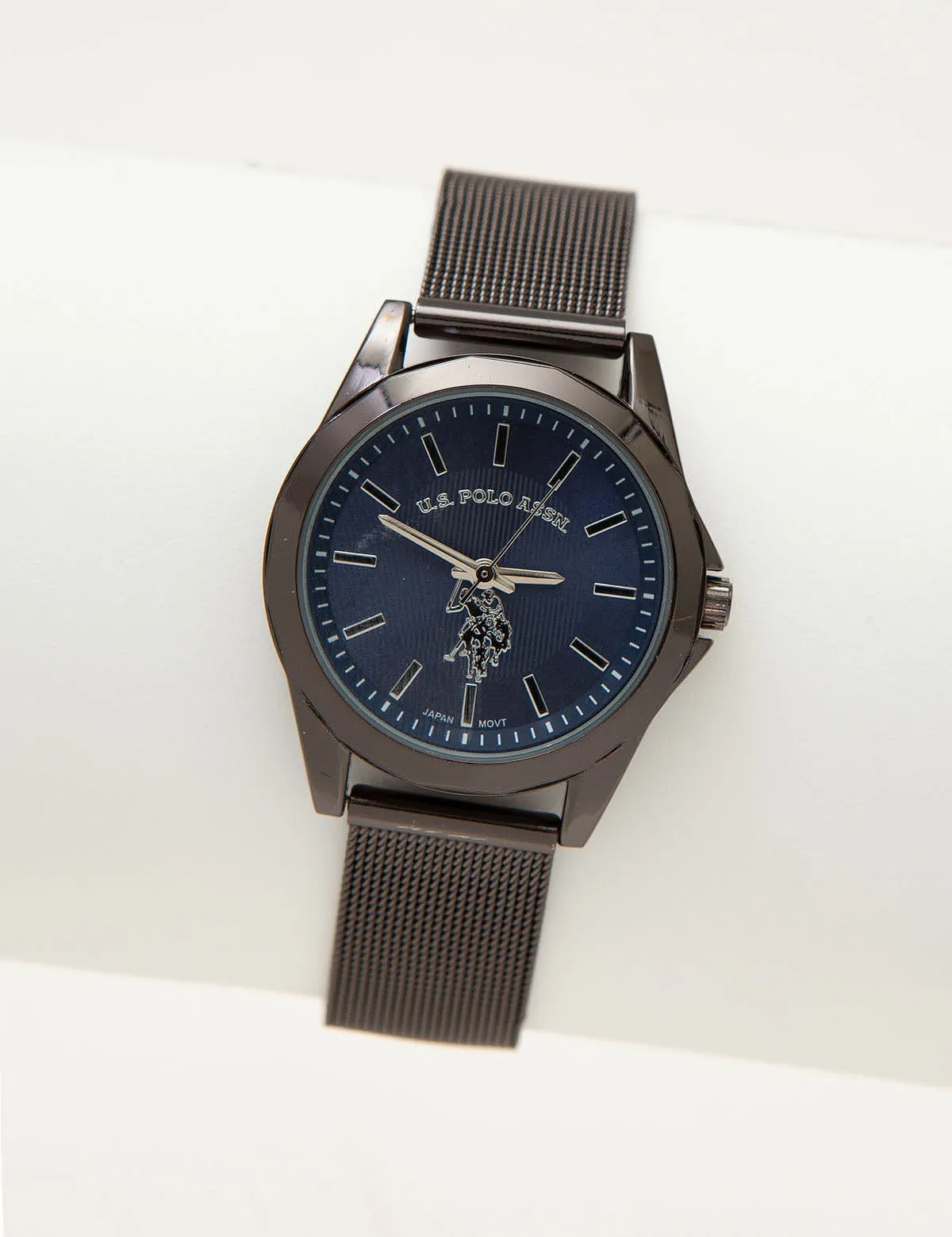 HIS AND HERS BLACK MESH WATCH SET sold by U.S. Polo Assn. product image thumbnail 2