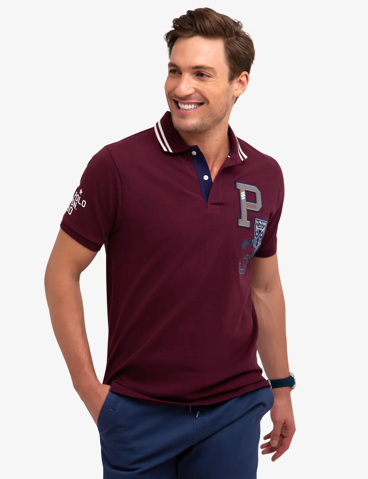 USPA LOGO PATCH POLO SHIRT sold by U.S. Polo Assn. product image thumbnail 5