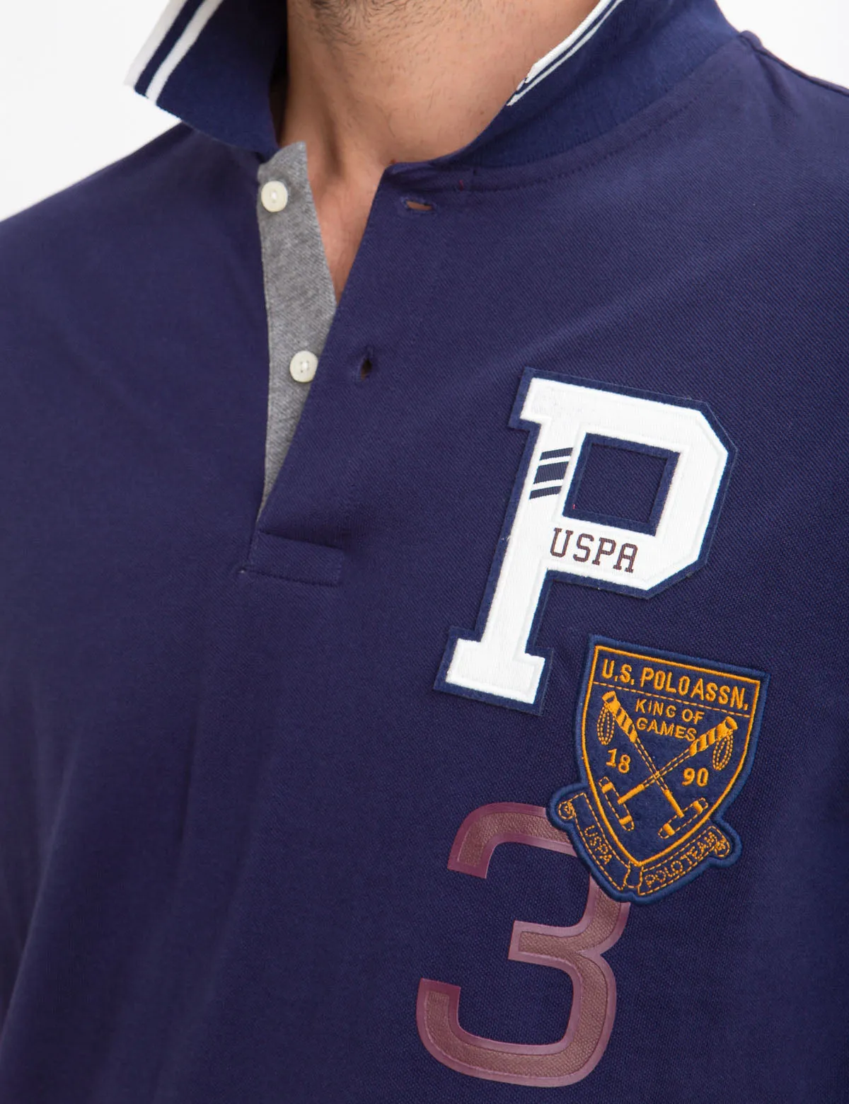 USPA LOGO PATCH POLO SHIRT sold by U.S. Polo Assn. product image thumbnail 3