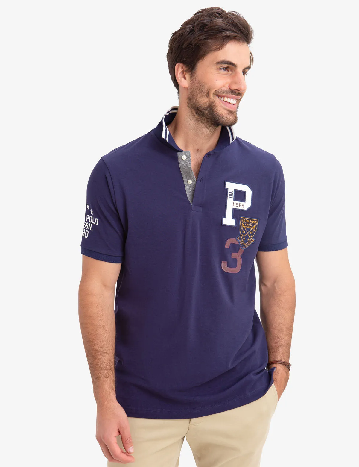 USPA LOGO PATCH POLO SHIRT sold by U.S. Polo Assn.