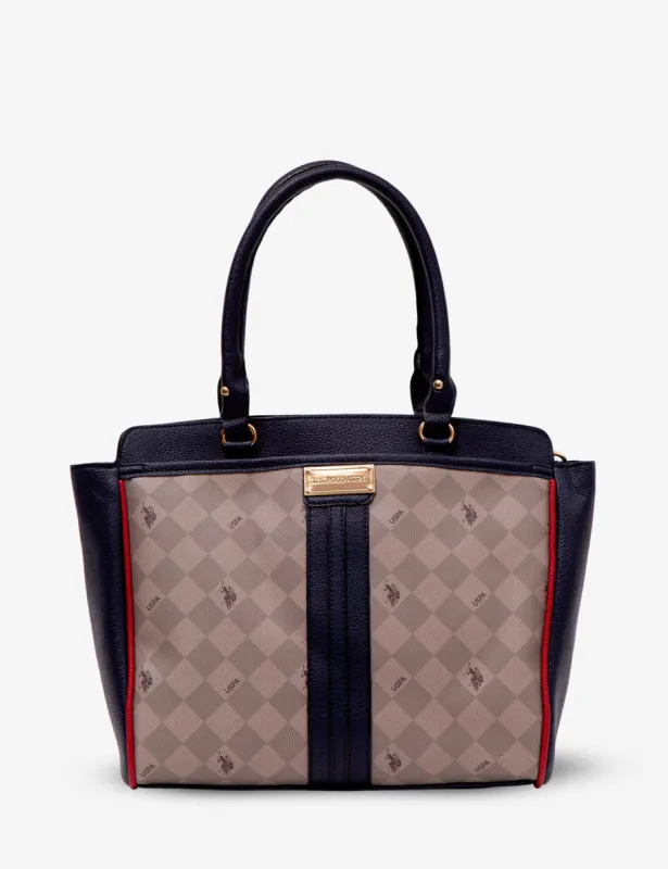 DIAMOND HERITAGE SATCHEL BAG sold by U.S. Polo Assn.