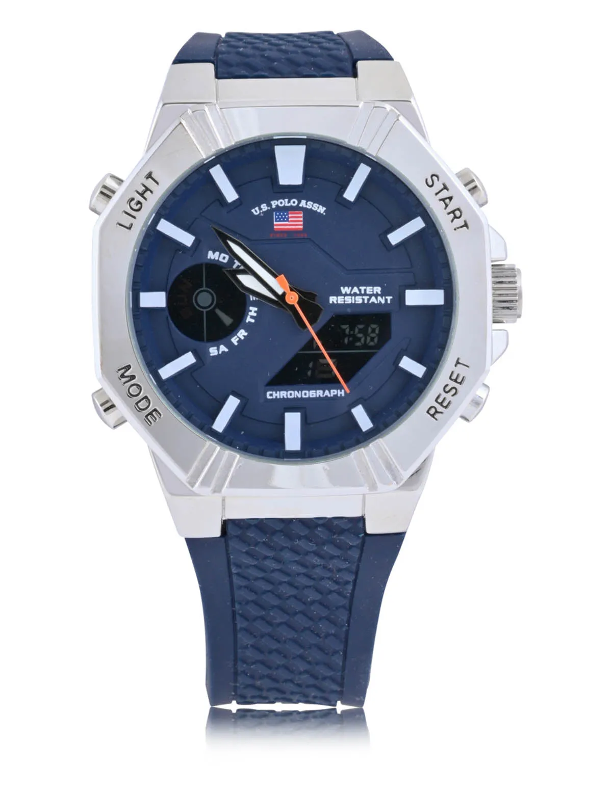 MEN'S BLUE STRAP ANA DIGI SPORTS WATCH sold by U.S. Polo Assn. product image thumbnail 3