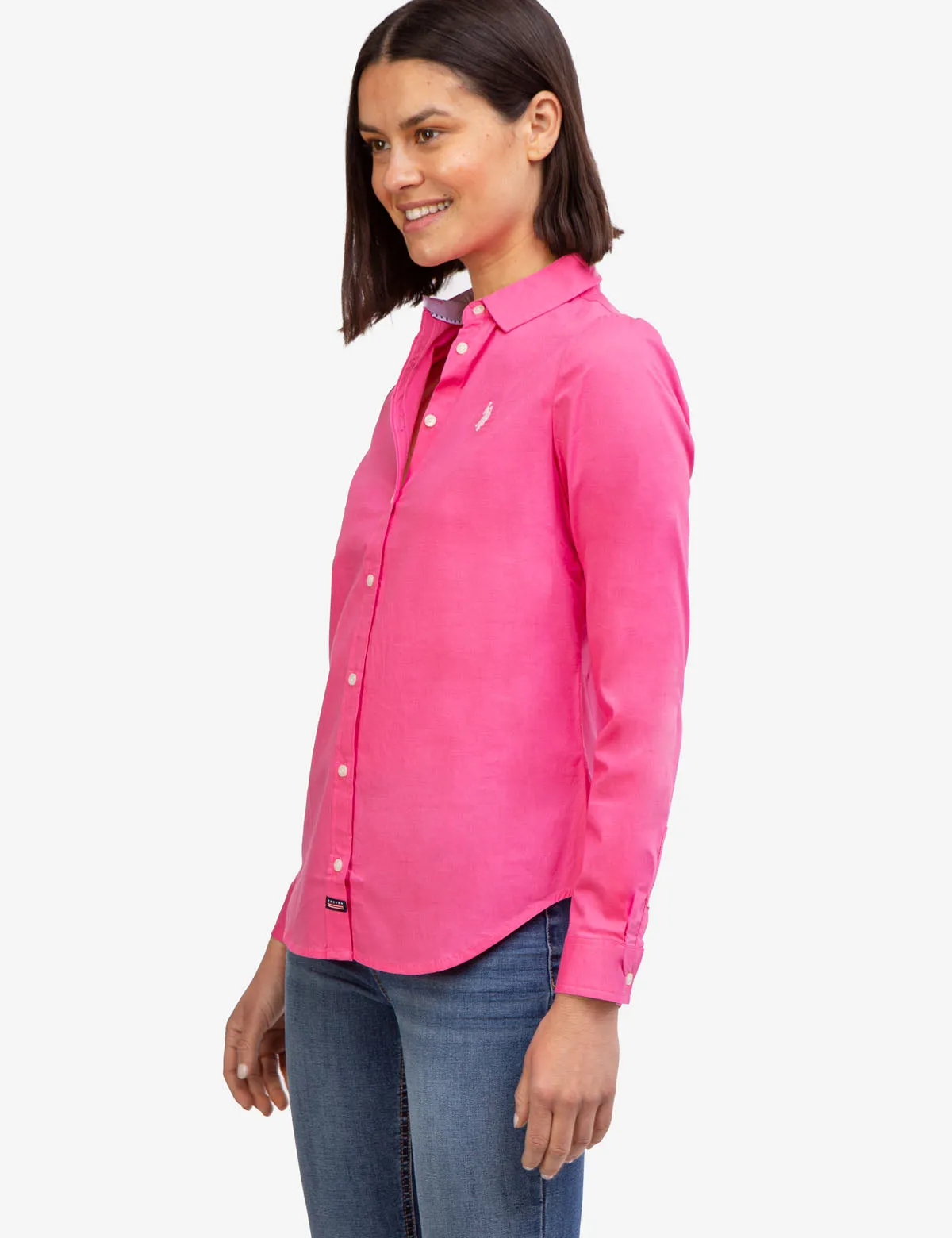 SOLID STRETCH POPLIN SHIRT sold by U.S. Polo Assn. product image thumbnail 3