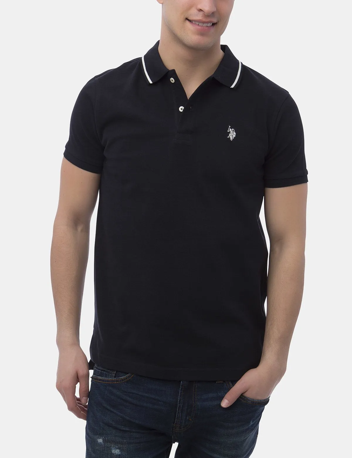SLIM FIT SMALL LOGO POLO SHIRT sold by U.S. Polo Assn. product image thumbnail 5