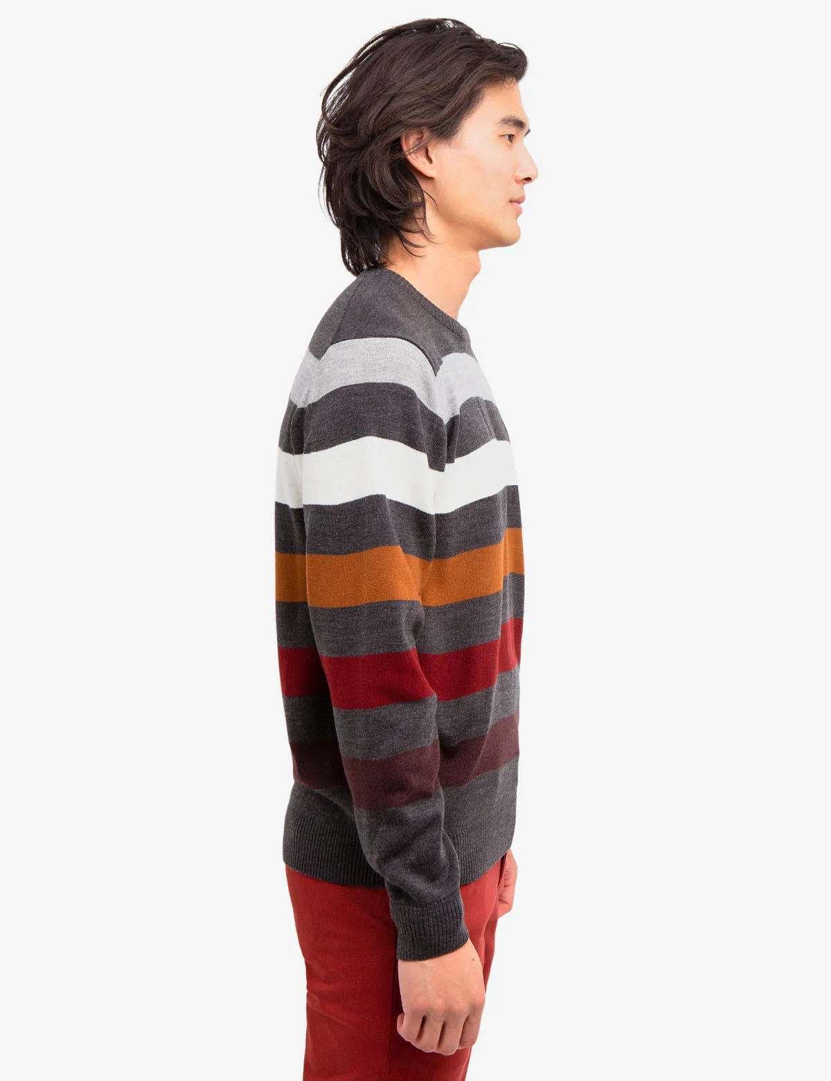 SOFT MULTICOLOR STRIPED SWEATER sold by U.S. Polo Assn. product image thumbnail 3
