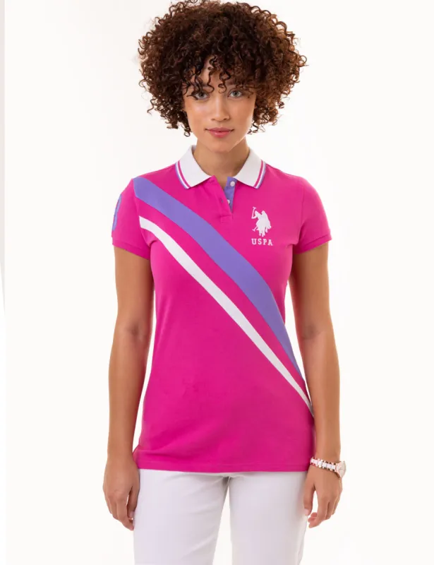 DIAGONAL DOUBLE SASH POLO SHIRT sold by U.S. Polo Assn.
