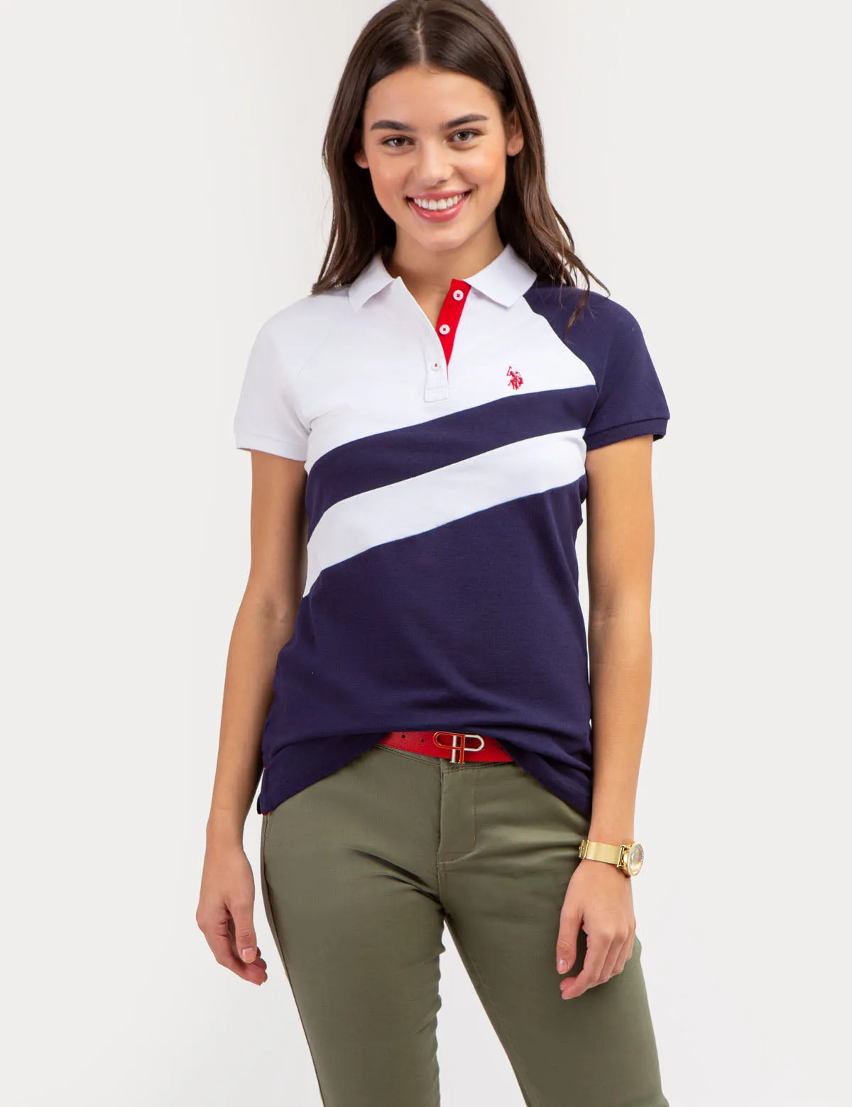DIAGONAL SASH COLORBLOCK POLO SHIRT sold by U.S. Polo Assn. product image thumbnail 5