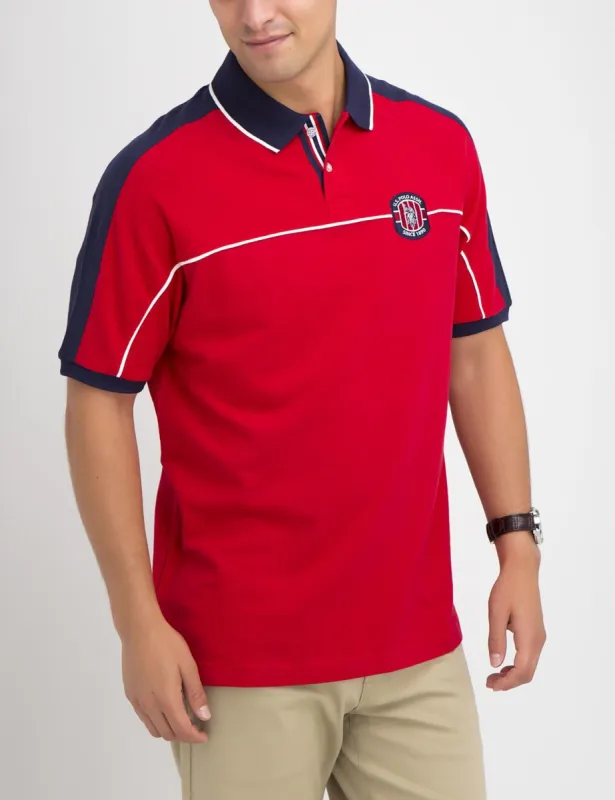 PATCHED COLORBLOCK POLO SHIRT sold by U.S. Polo Assn.