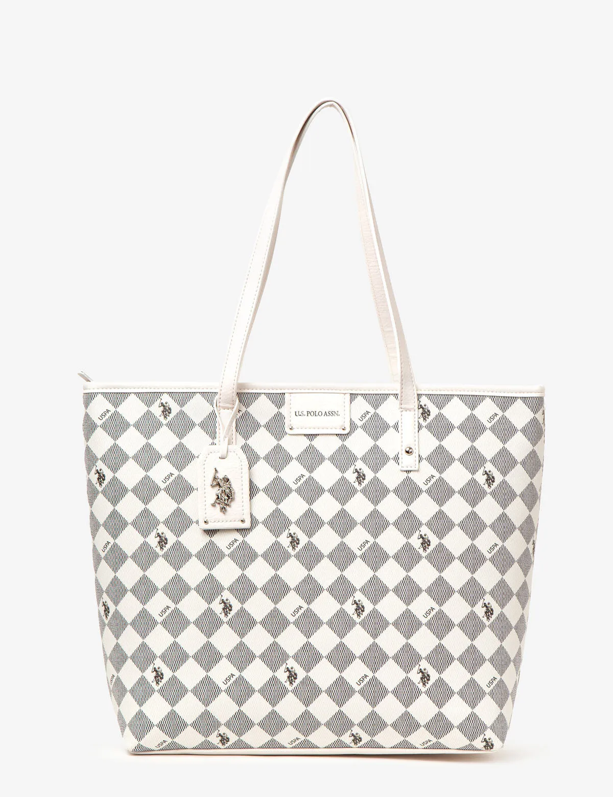 DIAMOND SIGNATURE TOTE BAG sold by U.S. Polo Assn.