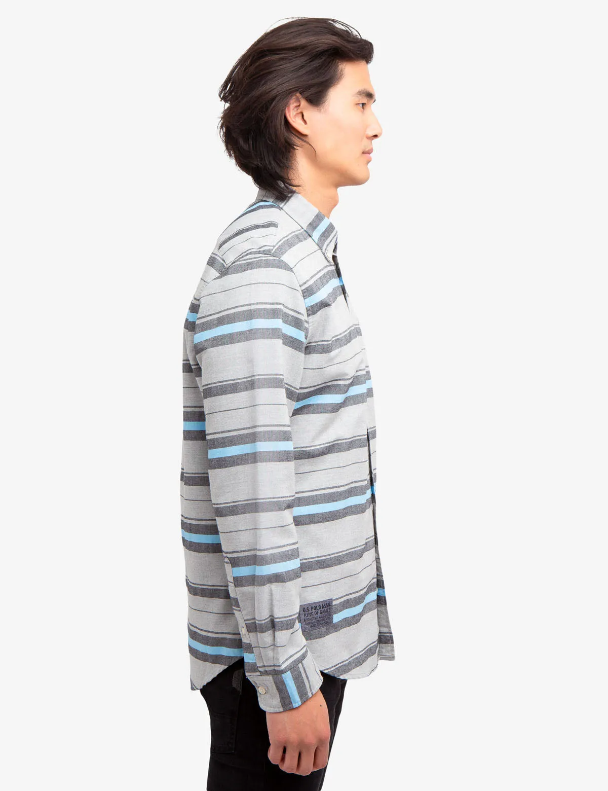 HORIZONTAL STRIPE OXFORD SHIRT sold by U.S. Polo Assn. product image thumbnail 3