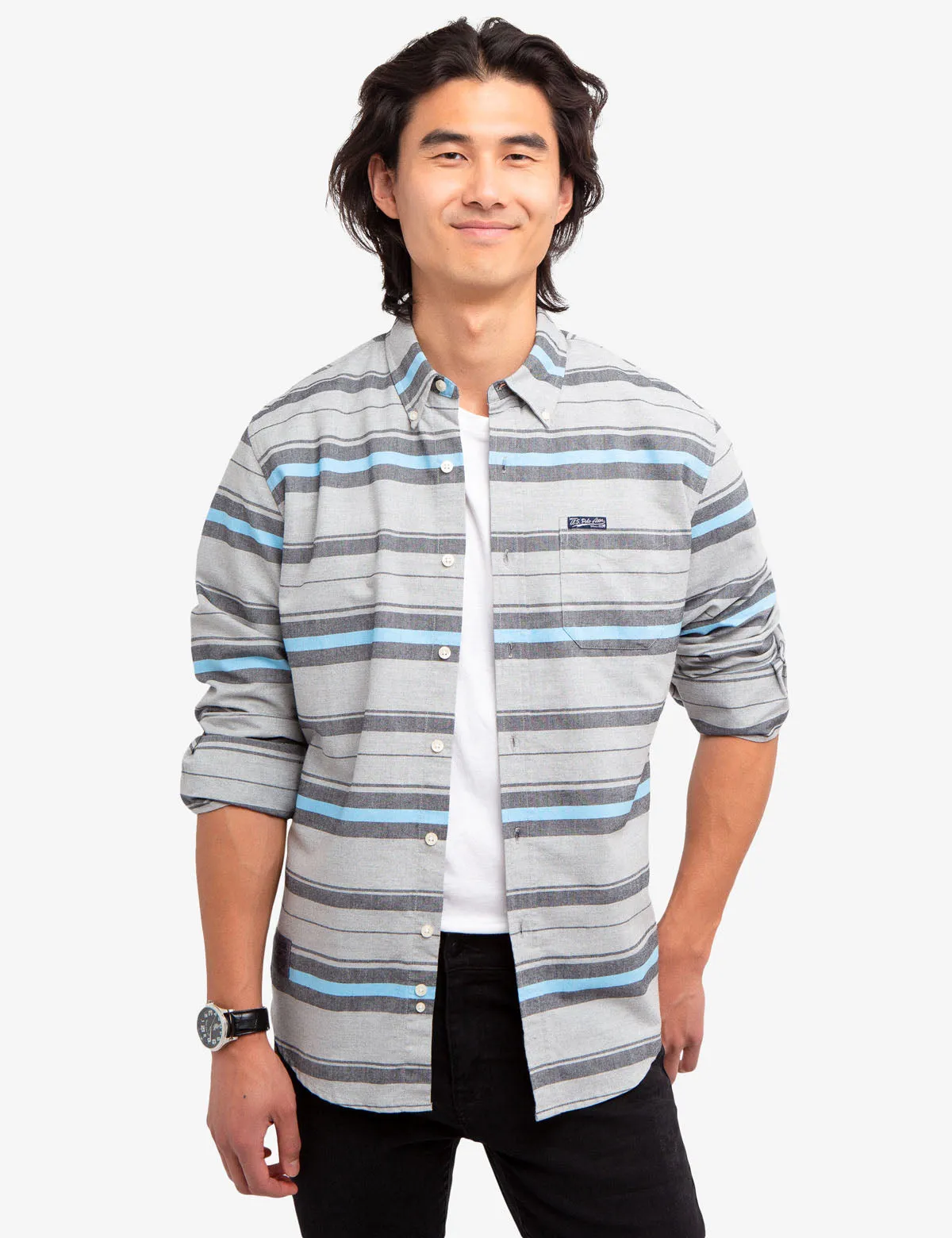 HORIZONTAL STRIPE OXFORD SHIRT sold by U.S. Polo Assn.