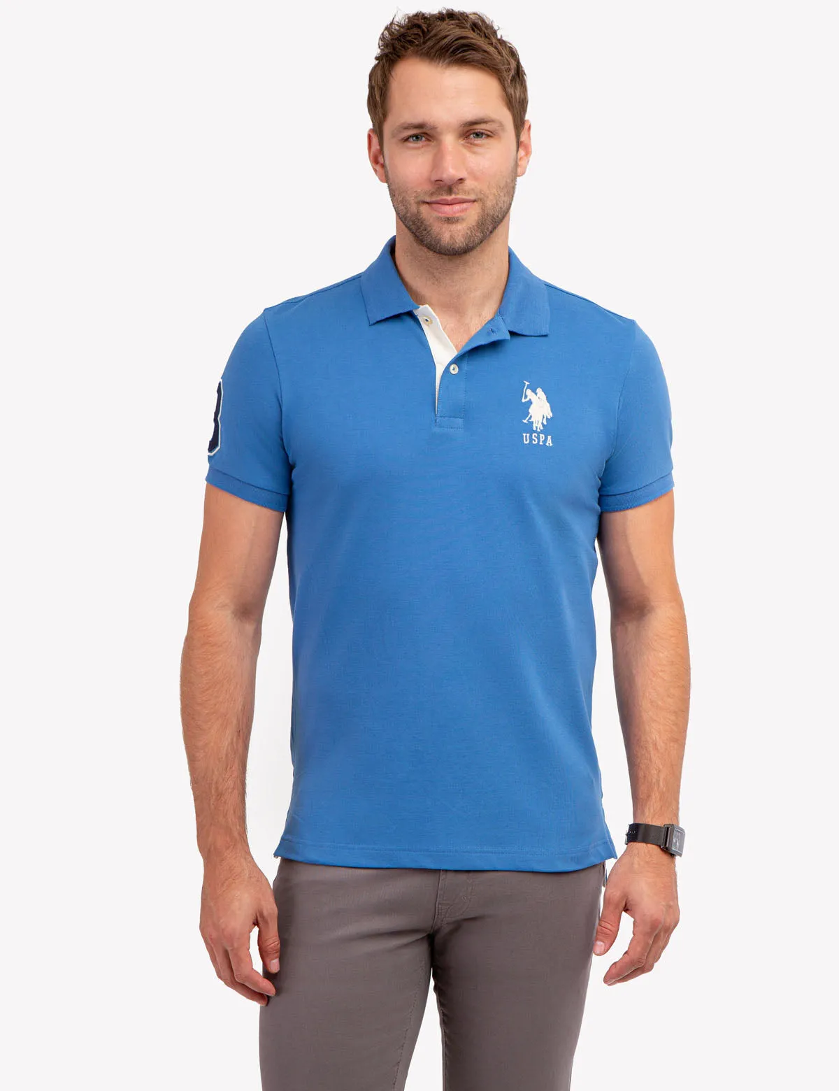 SLIM FIT STRETCH PIQUE POLO SHIRT sold by U.S. Polo Assn. product image thumbnail 4