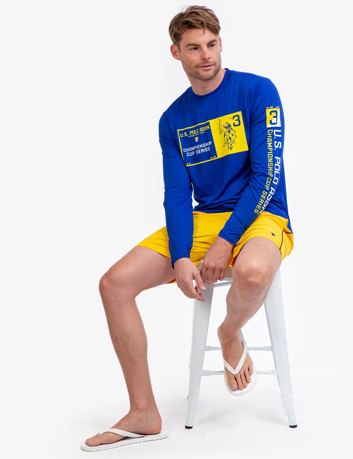 LONG SLEEVE GRAPHIC LOGO UV TOP sold by U.S. Polo Assn. product image thumbnail 5