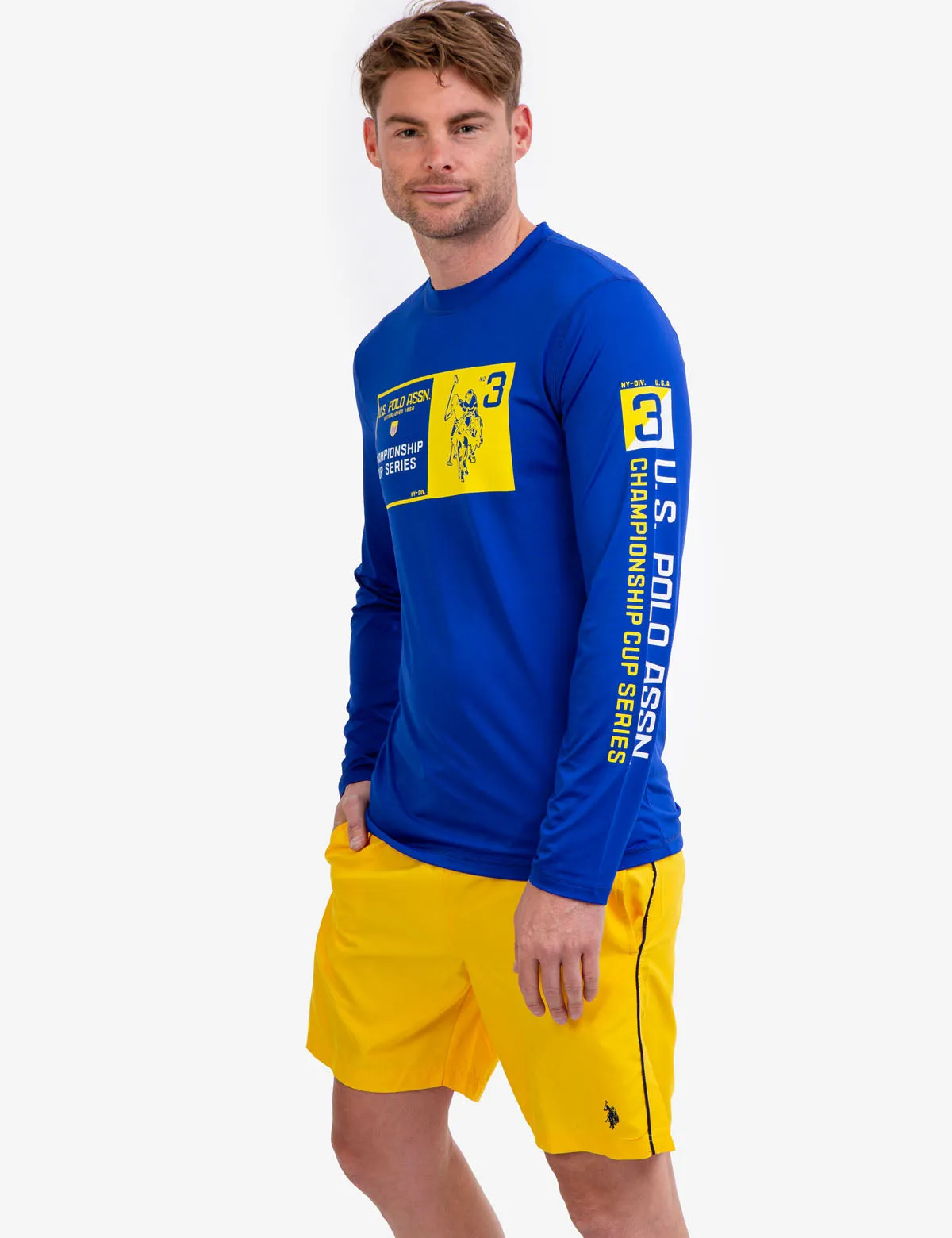 LONG SLEEVE GRAPHIC LOGO UV TOP sold by U.S. Polo Assn. product image thumbnail 3