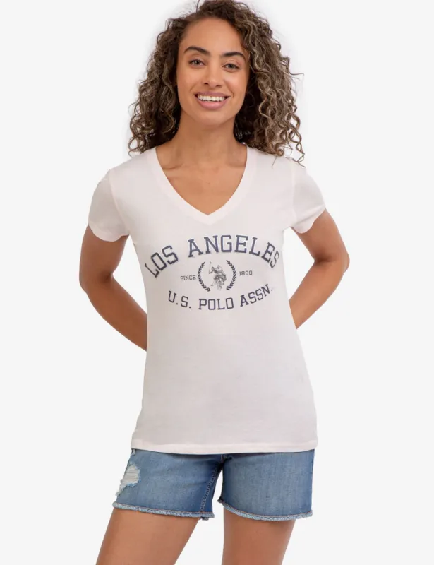 LOS ANGELES FOIL LOGO T-SHIRT sold by U.S. Polo Assn.