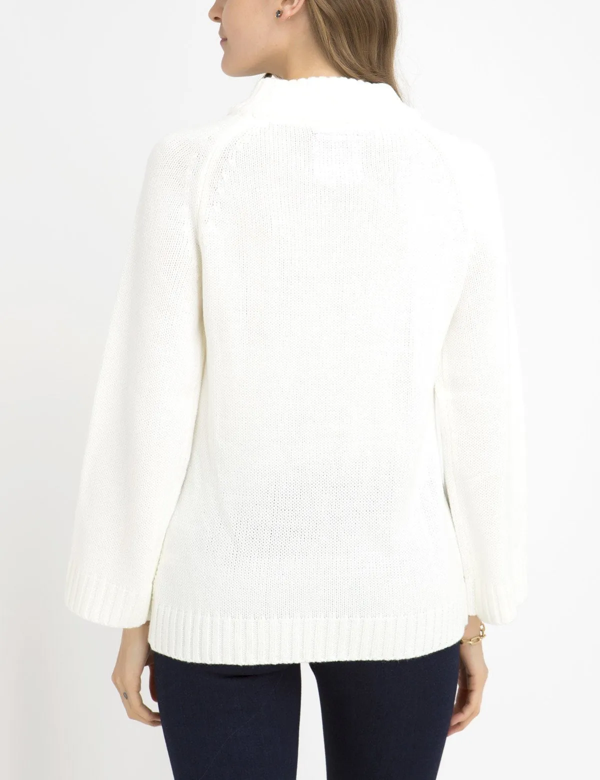 FRINGE MOCK NECK SWEATER sold by U.S. Polo Assn. product image thumbnail 4