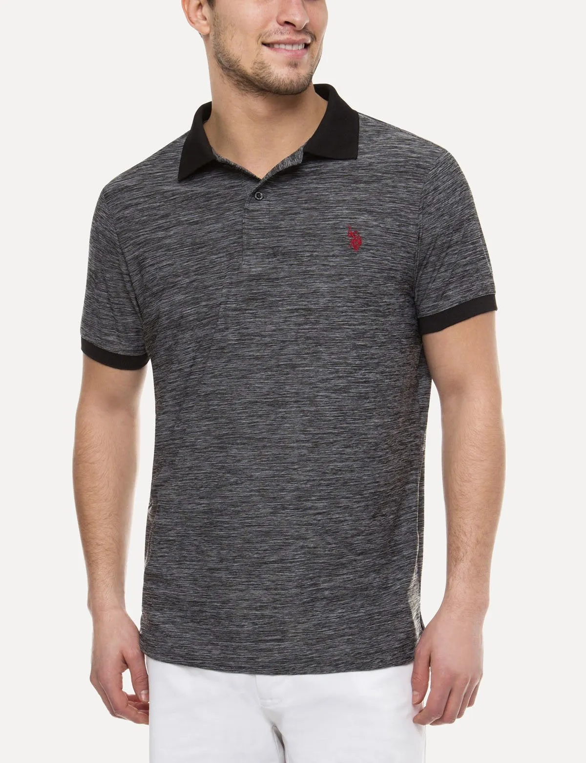 SPACE DYE PERFORMANCE POLO SHIRT sold by U.S. Polo Assn. product image thumbnail 5