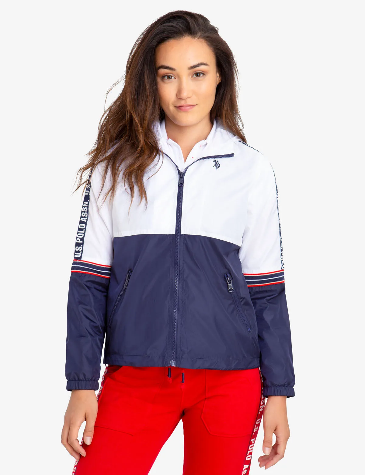 WINDBREAKER WITH TAPING sold by U.S. Polo Assn. product image thumbnail 4