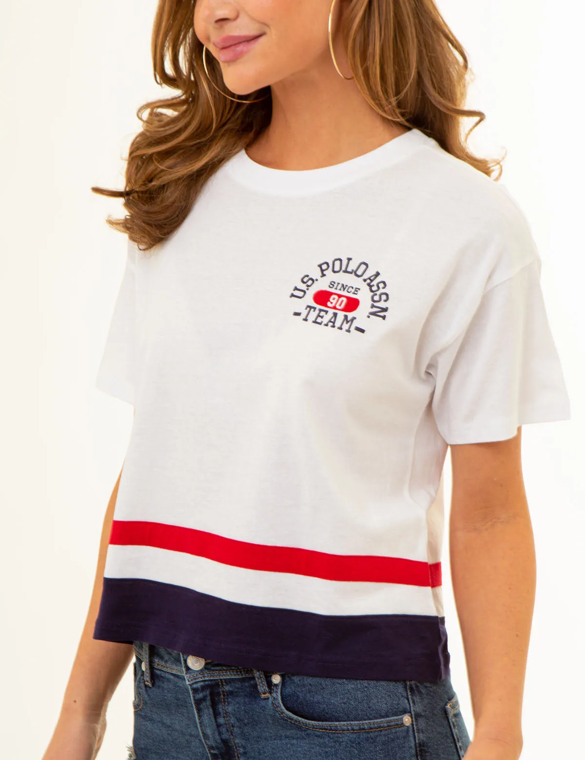 TEAM USPA HEM STRIPE T-SHIRT sold by U.S. Polo Assn. product image thumbnail 2